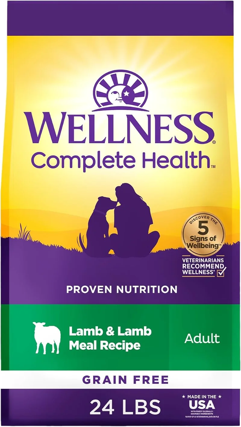 Wellness Complete Health Grain Free Lamb Dog Food - Rank 5 in Best Dog Food of 2025