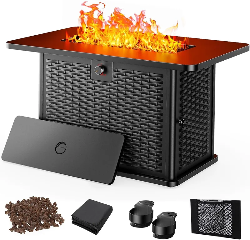 AMADA HOMEFURNISHING Propane Fire Pit Table - Rank 7 in Best Table Fire Pit of 2025