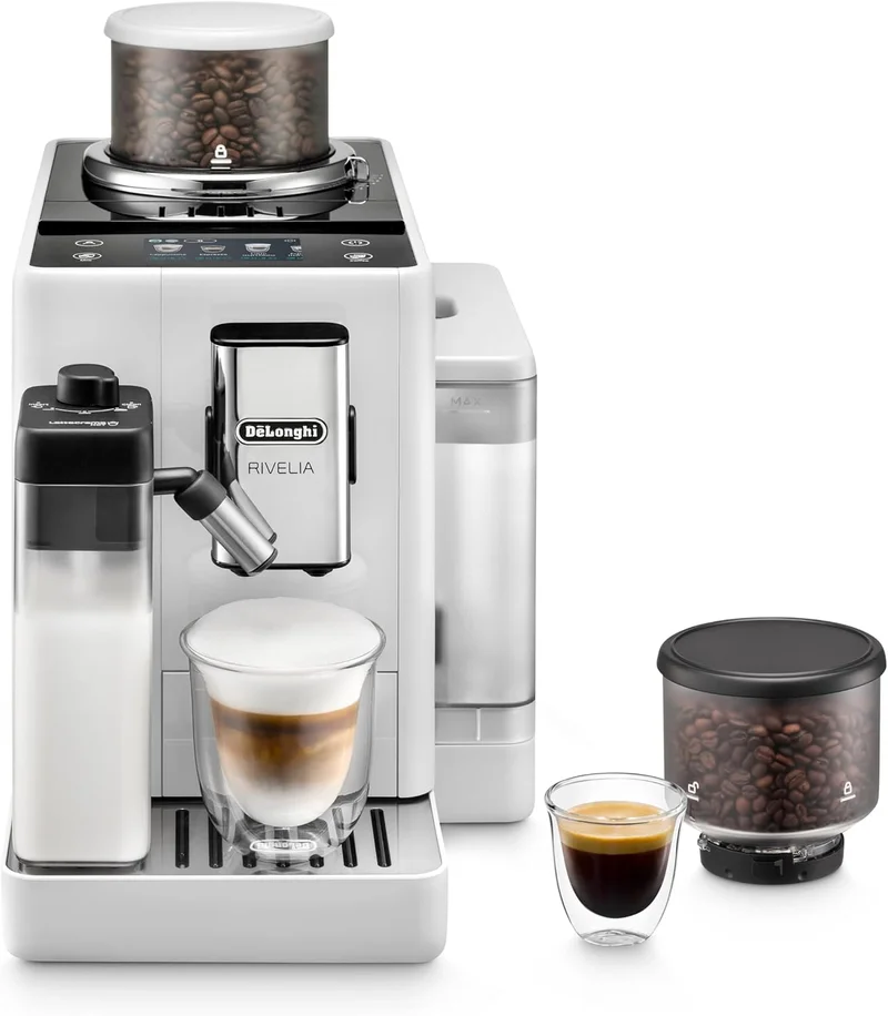 De'Longhi Rivelia Espresso Machine with Grinder and Frother - Rank 2 in Best Automatic Espresso Machine of 2025
