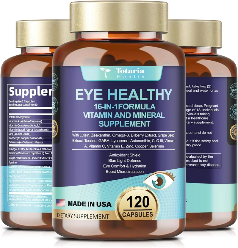 AREDS 2 Eye Vitamins for Seniors - Rank 9 in Best Eye Vitamins of 2025