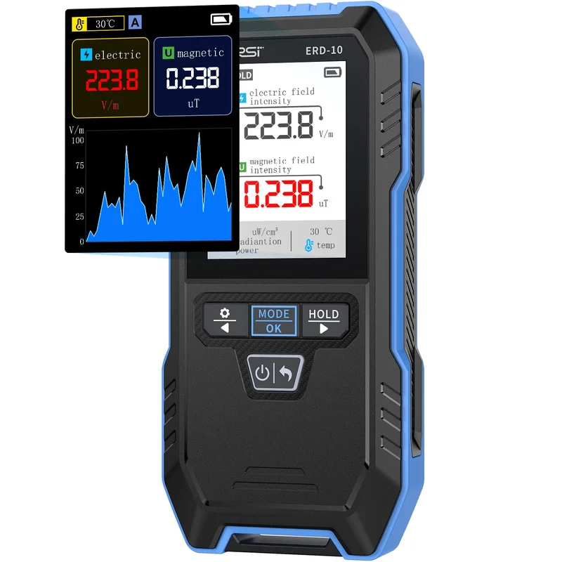 FNIRSI ERD-10 EMF Radiation Detector - Rank 9 in Best Electromagnetic Field Reader of 2025