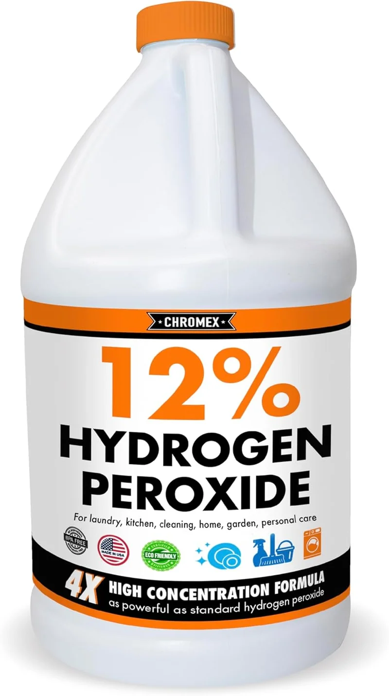 Chromex Hydrogen Peroxide 12% Concentrate 1 Gallon - Rank 5 in Best Hydrogen Peroxide of 2025