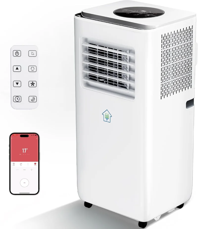 Smart Portable Air Conditioner 10,000 BTU - Rank 4 in Best Portable Air Conditioners of 2025