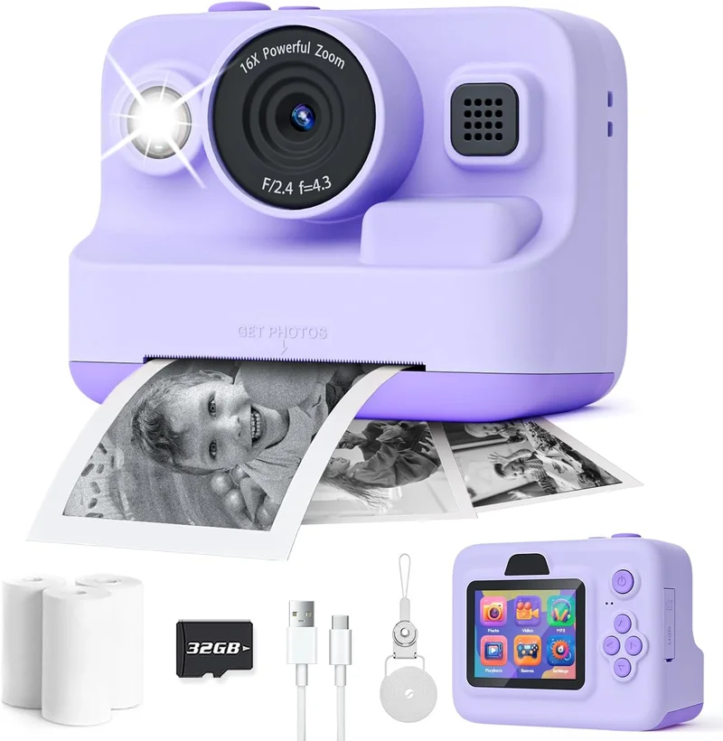 Dylanto Kids Instant Print Camera - Rank 10 in Best Polaroid Camera of 2025