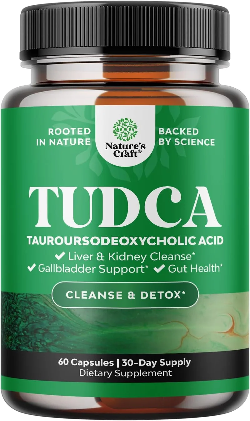 Natures Craft TUDCA Supplement - Liver Support - Rank 7 in Best Tudca of 2025