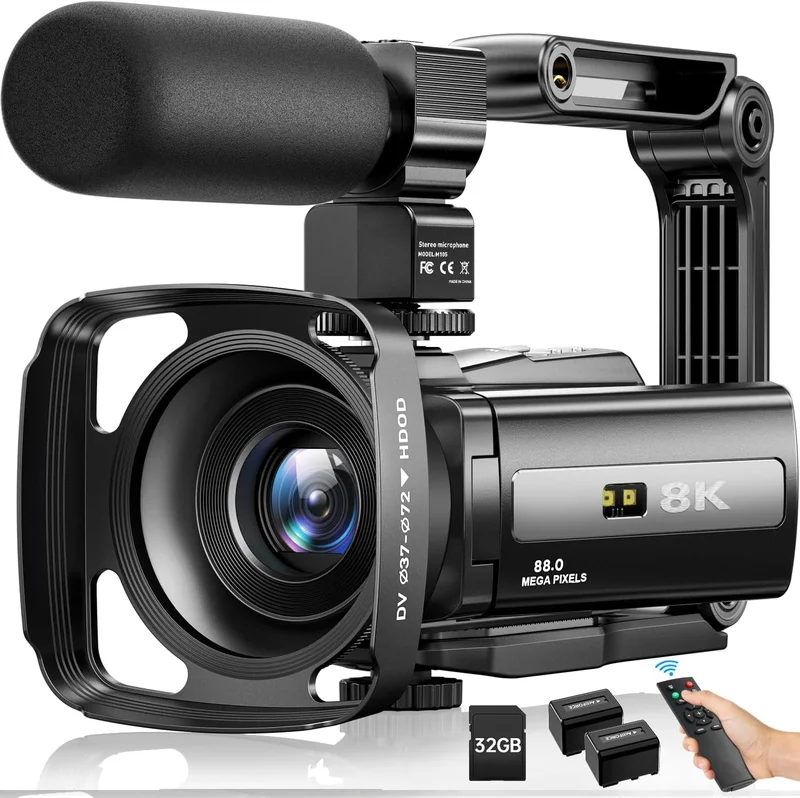 FlyFrost 8K UHD Video Camera Camcorder - Rank 8 in Best Vlog Camera of 2025