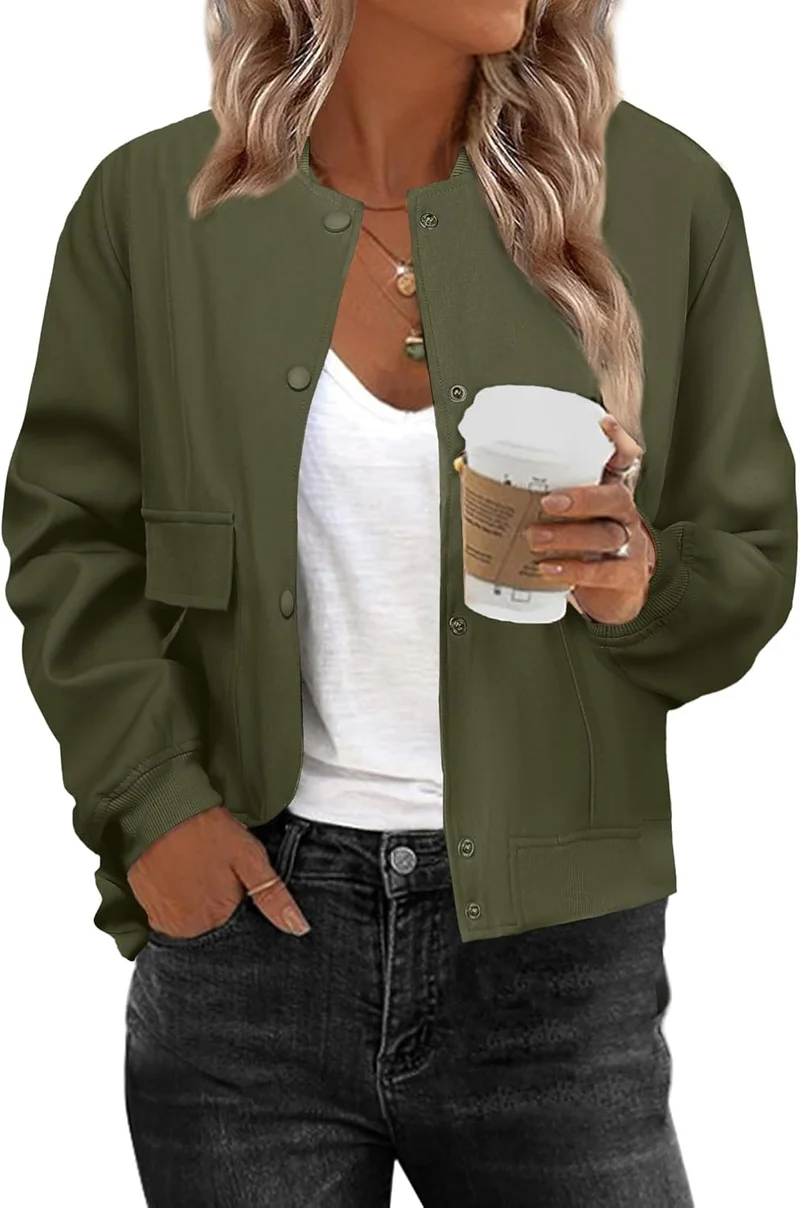 Zeagoo Women's Bomber Varsity Jacket - Rank 4 in Best Cropped Jacket of 2025