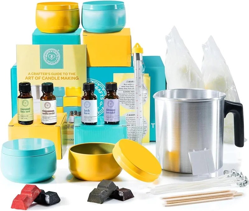 Hearts & Crafts Soy Wax Candle Making Kit - Rank 3 in Best Making Candle Supplies of 2025