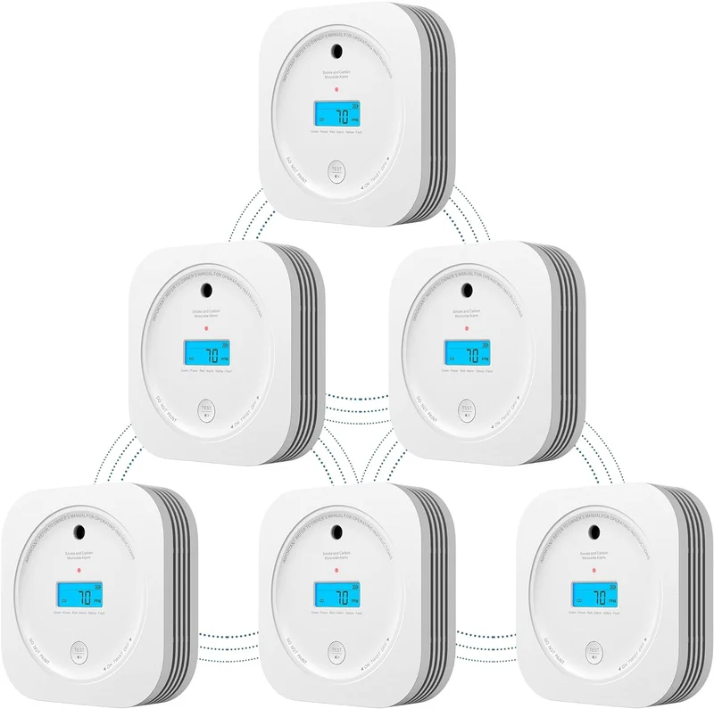 Aegislink Smoke and CO Detector Combo - Rank 4 in Best Wireless Smoke Detector of 2025