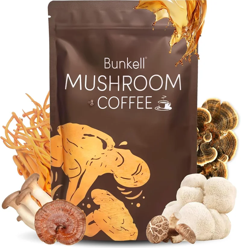 Bunkell Organic Mushroom Coffee Mix - Rank 4 in Best Mushroom Coffee of 2025