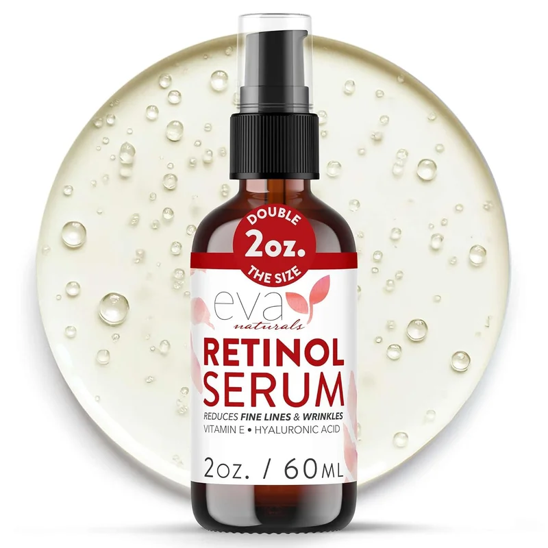 Eva Naturals Retinol Anti-Aging Face Serum - Rank 3 in Best Retinol Serum of 2025
