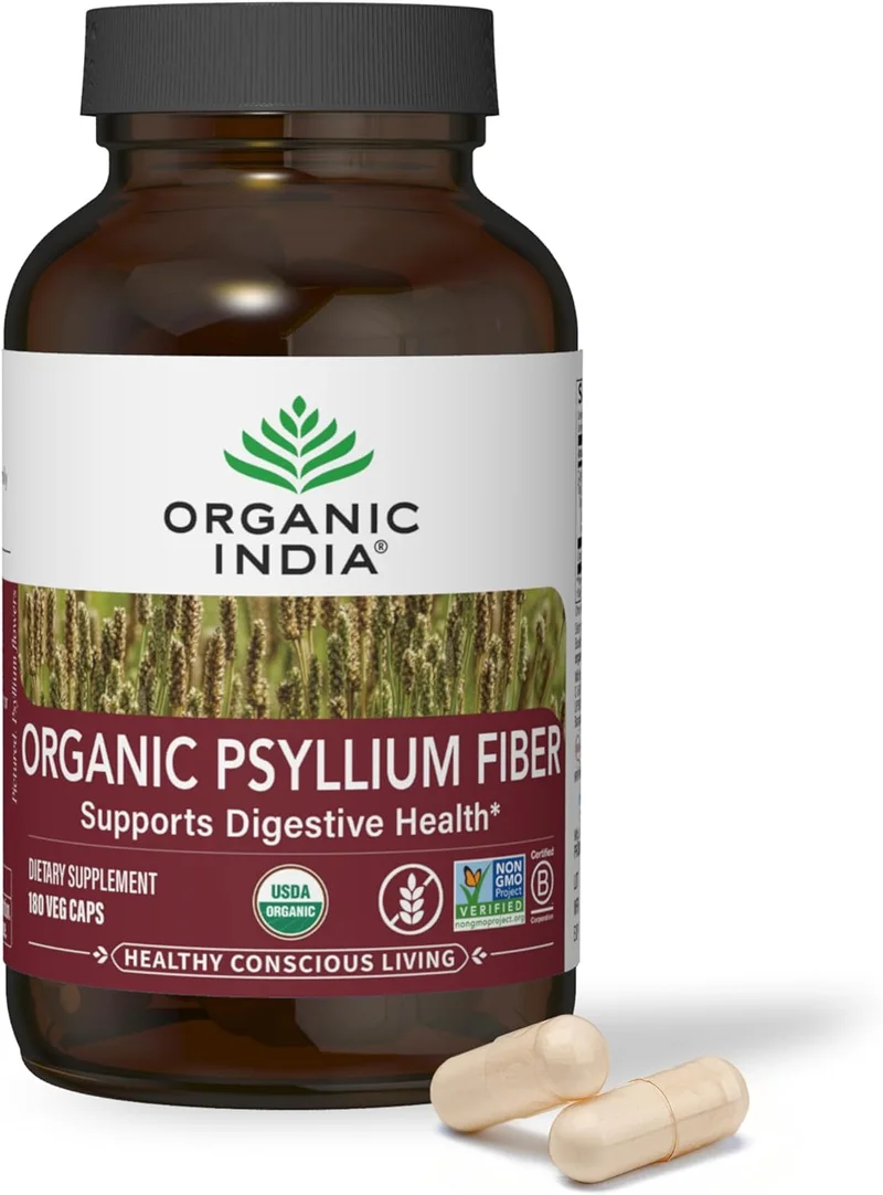 Organic India Psyllium Husk Fiber Supplement - Rank 6 in Best Psyllium Husks of 2025
