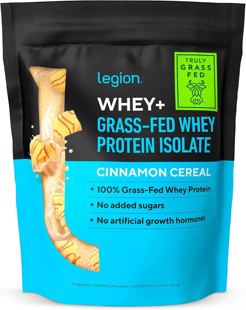 LEGION Whey+ Protein Isolate Powder - Rank 5 in Best Tasting Weight Loss Protein Powder of 2025