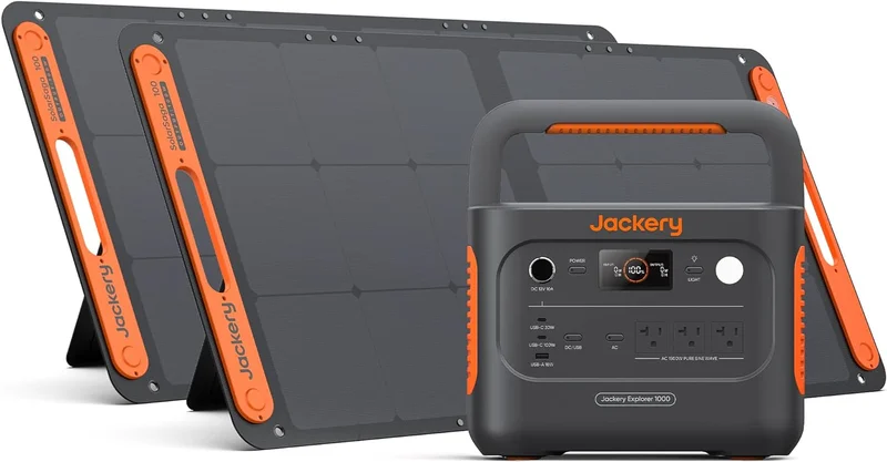 Jackery Solar Generator 1000 v2 with Panels - Rank 3 in Best Generators of 2025
