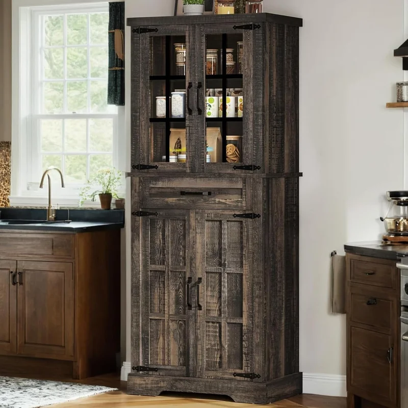 DWVO Farmhouse Kitchen Pantry Cabinet - Rank 2 in Best Pantry Cabinet of 2025