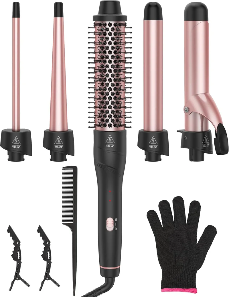 ANIEKIN Curling Iron Set with Ceramic Wands - Rank 4 in Best Curling Iron of 2025