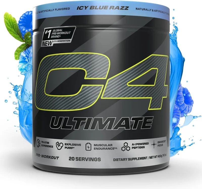 Cellucor C4 Ultimate Pre Workout Powder - Rank 2 in Best C4 Explosive Energy Drink of 2025