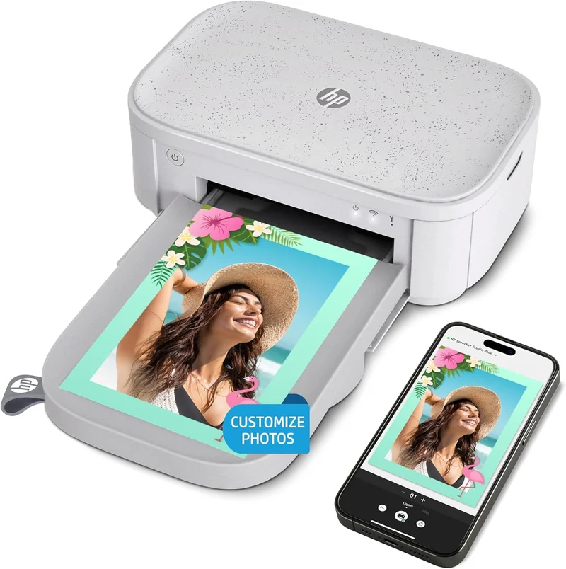 HP Sprocket Studio Plus Wireless Photo Printer - Rank 10 in Best Instant Photo Printer of 2025