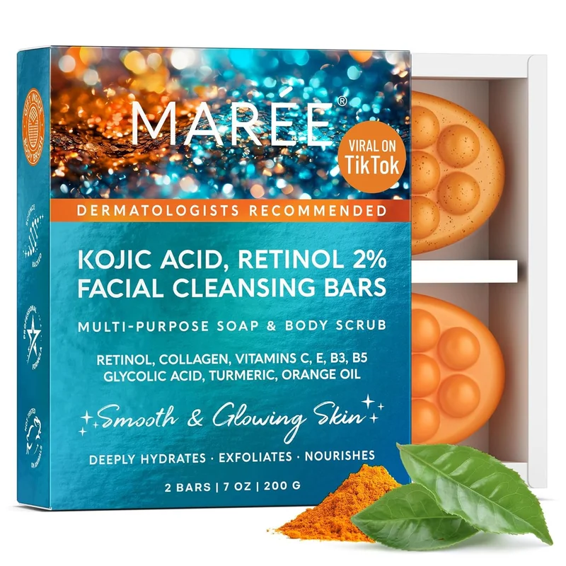 MAREE Kojic Acid Brightening Soap - Rank 2 in Best Turmeric And Kojic Acid Soap of 2025