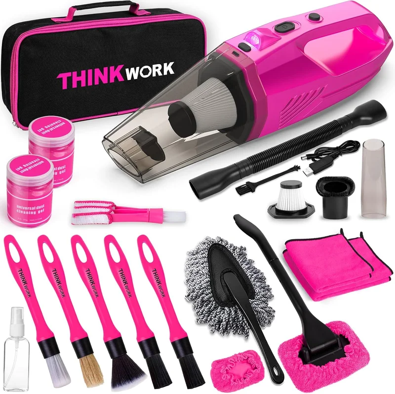 THINKWORK Car Detailing Kit Interior Cleaner - Rank 9 in Best Car Cleaning Kit of 2025