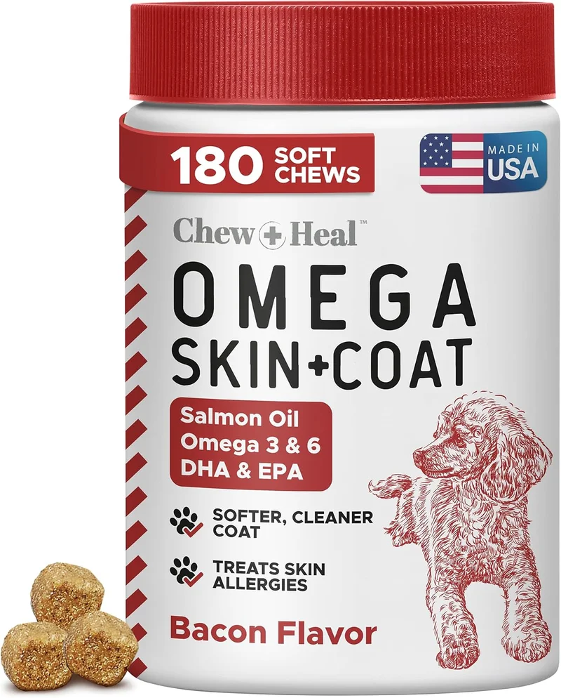 Chew + Heal Labs Omega Chews for Dogs - Rank 7 in Best Omega 3 For Dogs of 2025