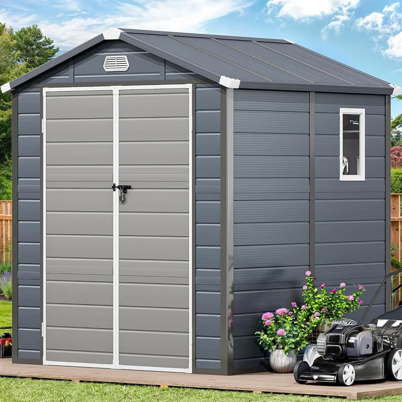 YITAHOME 6x6FT Outdoor Plastic Storage Shed - Rank 2 in Best Sheds of 2025