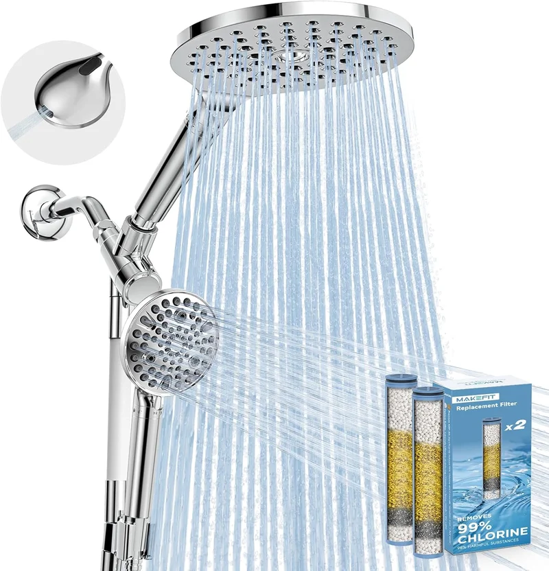 MakeFit Dual Filtered Rain Shower Combo - Rank 6 in Best Shower Purifier of 2025