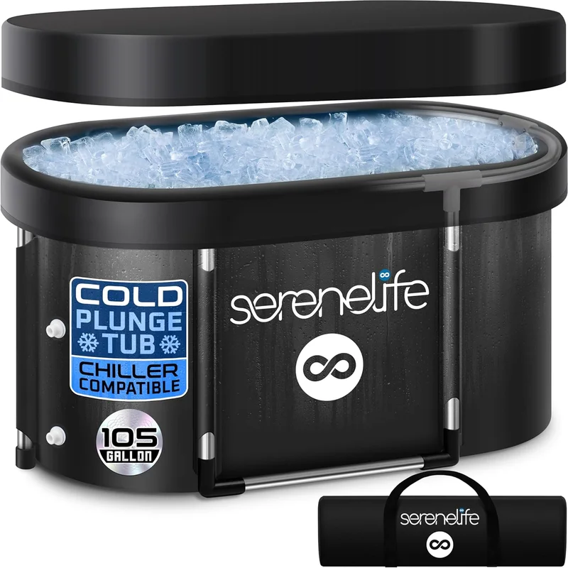 SereneLife 105 Gallon Ice Bath Tub - Rank 10 in Best Cold Plunge Tub of 2025