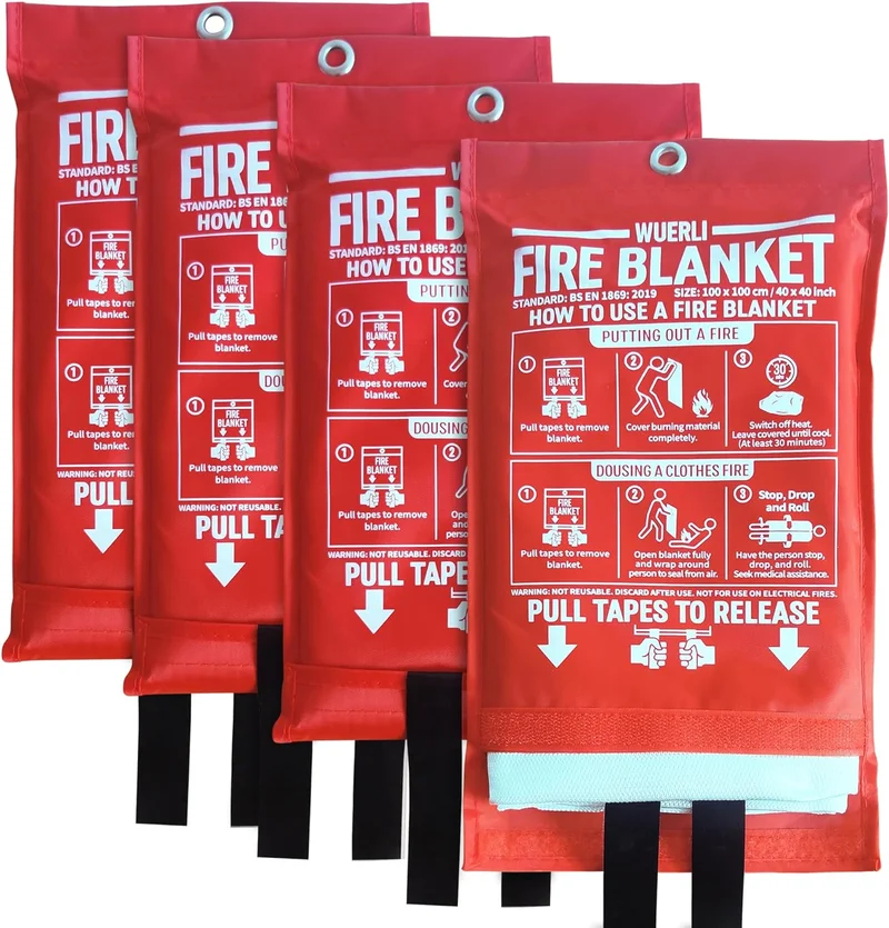 Wuerli Emergency Fire Blanket Set - Rank 10 in Best Fire Blanket of 2025