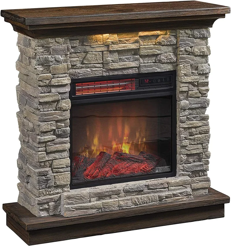 Duraflame Wall Mantel Electric Fireplace Smoky Gray - Rank 9 in Best Electric Fireplace With Mantel of 2025