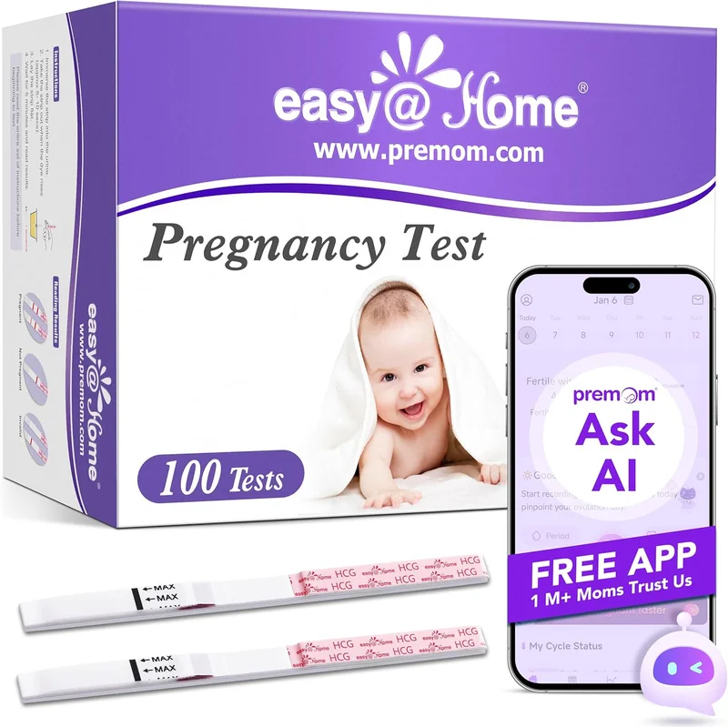Easy@Home Pregnancy Test Strips Kit 100 Pack - Rank 8 in Best Pregnancy Test of 2025