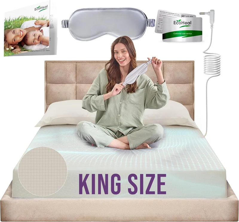 Earth Grounding Fitted King Size Sheet - Rank 3 in Best Grounding Sheets of 2025
