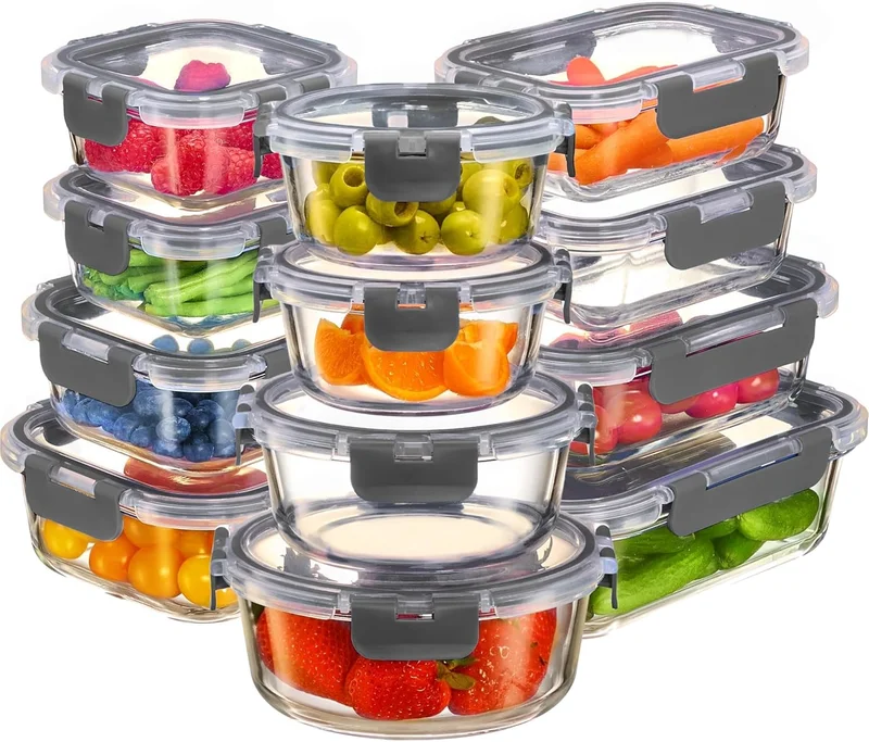 FineDine Glass Storage Containers Set - Rank 5 in Best Tupperware of 2025