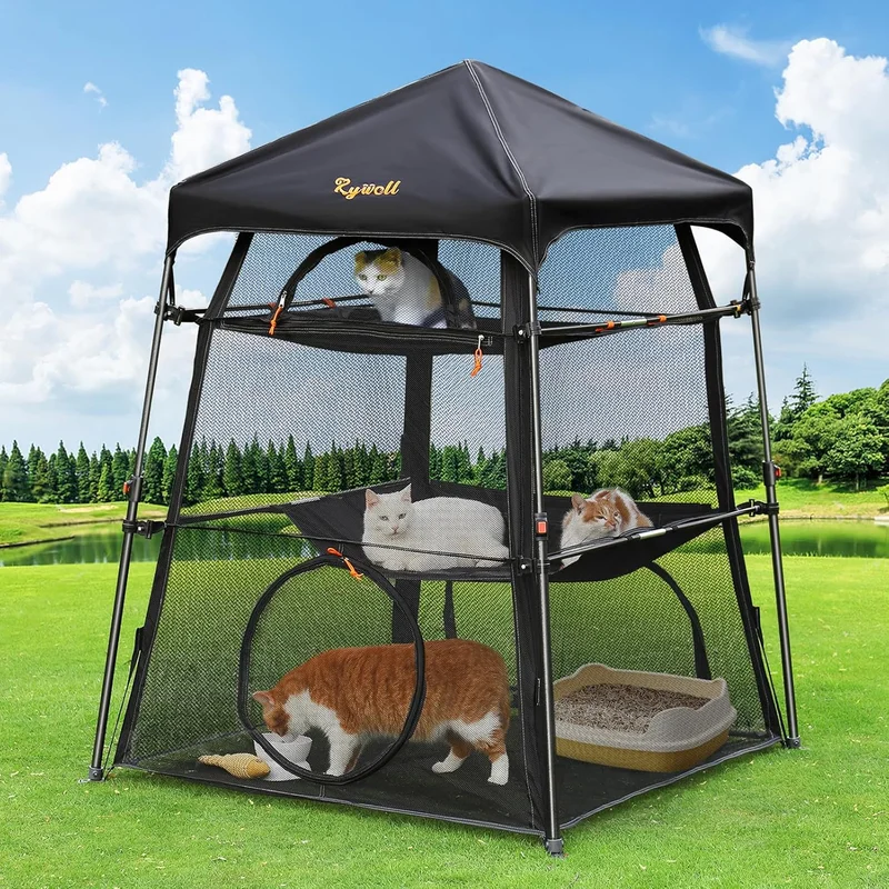 Rywell Extra Large Outdoor Cat Enclosure - Rank 6 in Best Outdoor Cat House of 2025