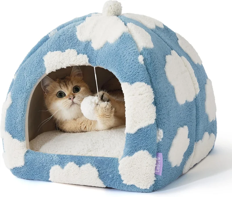 Lesure Cat Cave Bed with Cushion - Rank 6 in Best Cat Bed of 2025
