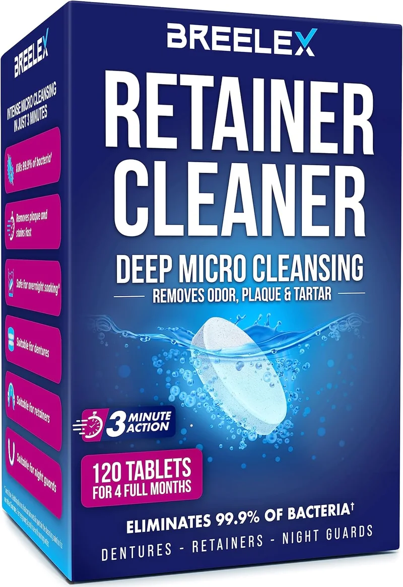 Breelex Denture Cleaning Tablets - Rank 7 in Best Retainer Cleaner of 2025