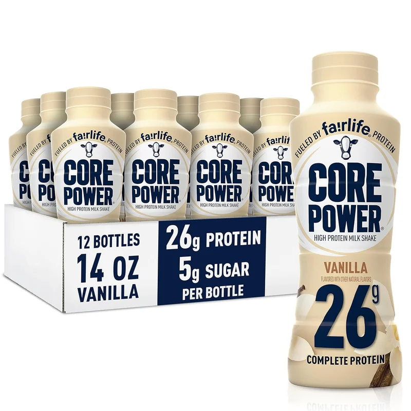 Core Power Protein Milk Shake, Vanilla - Rank 3 in Best Protein Shake of 2025