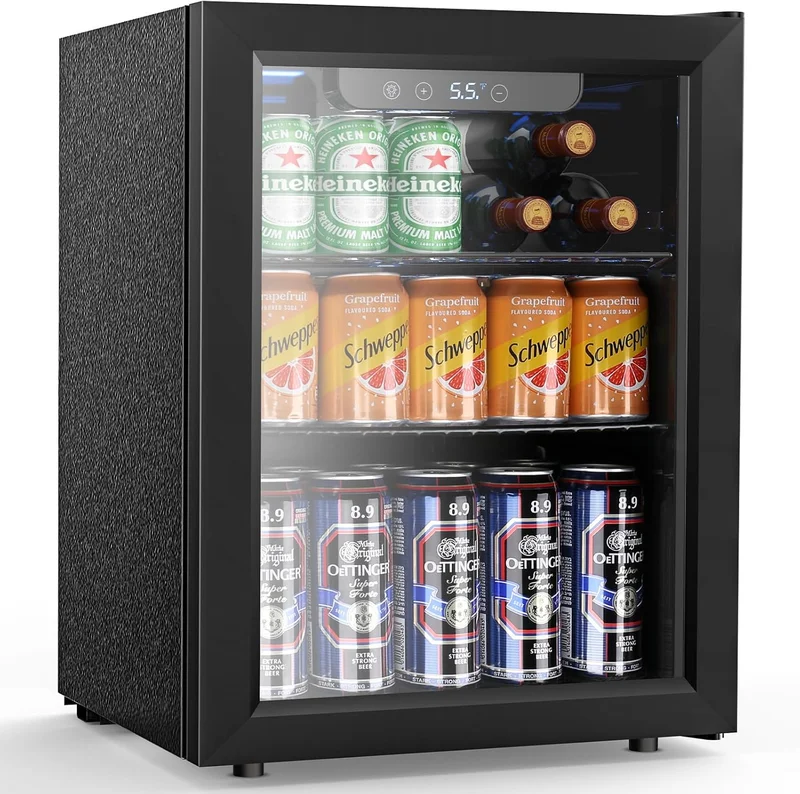 Electactic Beverage Refrigerator 68 Cans Mini Fridge - Rank 8 in Best Mini Fridge Glass Door of 2025