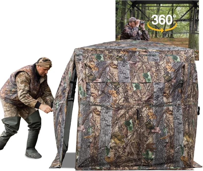 FUNHORUN 360-Degree Hunting Blind Tent - Rank 3 in Best Hunting Blind of 2025