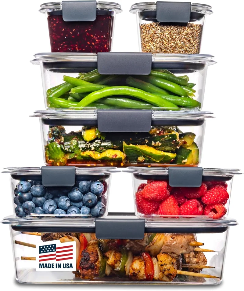 Rubbermaid Brilliance Food Storage Containers - Rank 7 in Best Tupperware of 2025