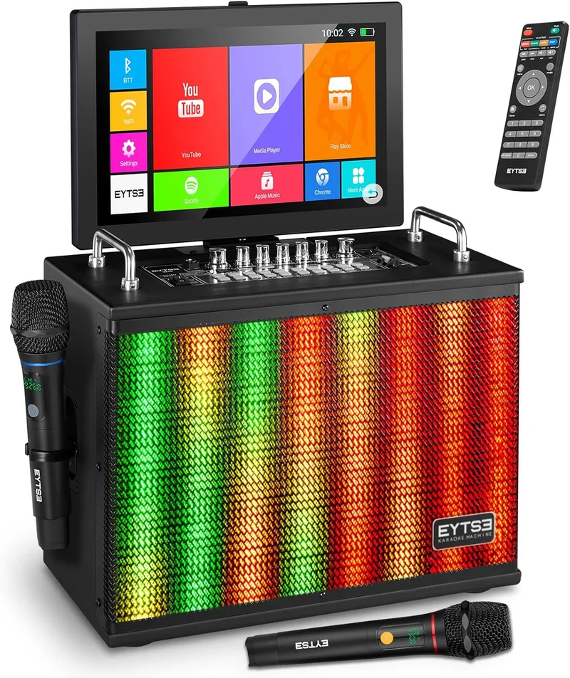 EYTSE Karaoke Machine with Touch Screen - Rank 9 in Karaoke Machines With Screen