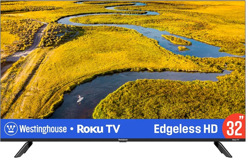 Westinghouse 32 Inch Edgeless Roku Smart TV - Rank 7 in Best 4k Tv of 2025