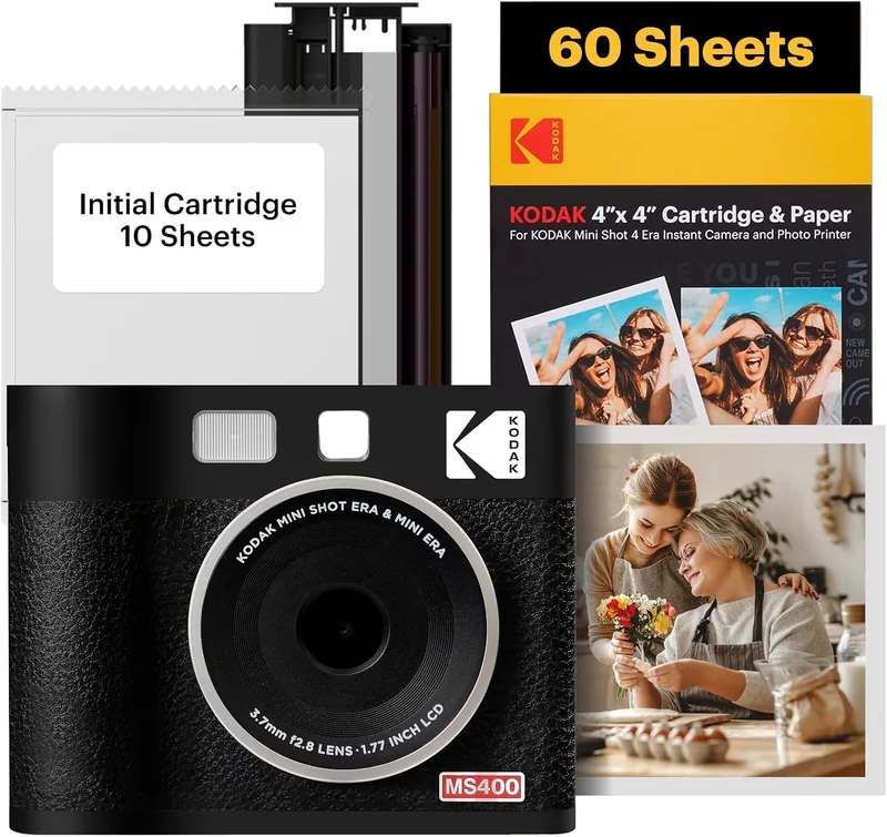 KODAK Mini Shot 4 ERA Camera and Printer - Rank 2 in Best Polaroid Instant Printer of 2025