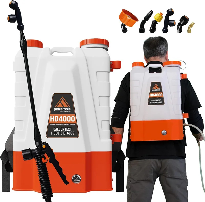 Petra HD4000 Electric Backpack Sprayer - Rank 2 in Best Backpack Sprayer of 2025