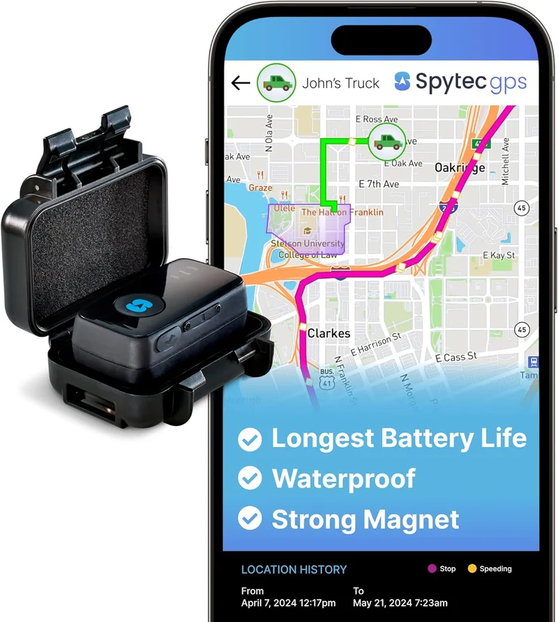 Spytec GPS Mini Tracker with Weatherproof Case - Rank 5 in Best Gps Tracker For Car of 2025