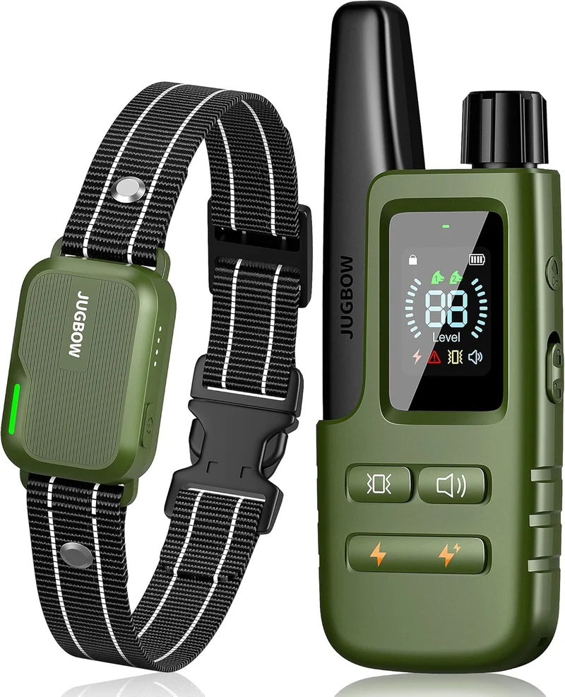 Jugbow Dog Shock Collar - 3300FT Training E-Collar, Waterproof, Rechargeable - Rank 4 in Best Dog Shock Collar of 2025