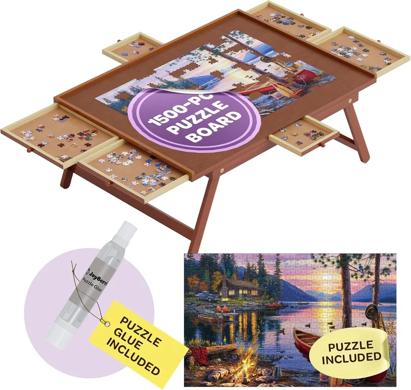 Joyberri Jigsaw Puzzle Table - Rank 3 in Best Puzzle Table With Drawers of 2025