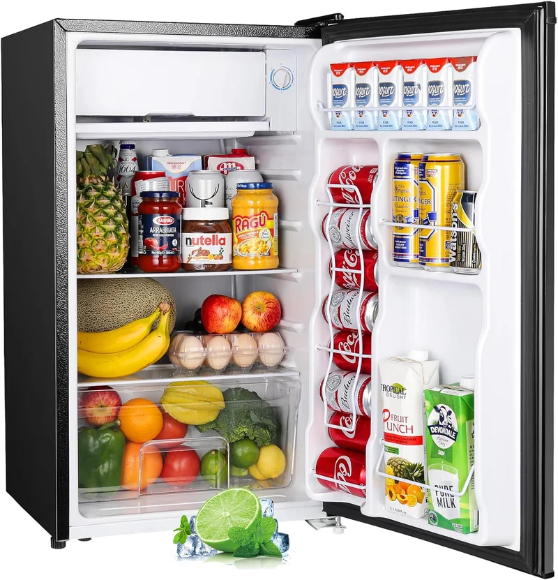 Upstreman BR321 3.2 Cu.Ft Mini Fridge with Freezer - Rank 7 in Best Small Refrigerators of 2025