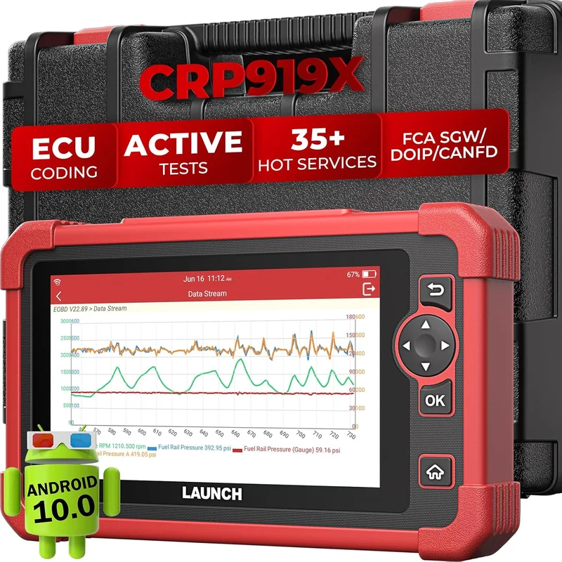 Launch X431 CRP919X Elite OBD2 Scanner - Rank 8 in Best Scan Tool of 2025