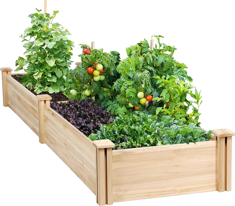 Yaheetech Wooden Raised Garden Bed Planter - Rank 8 in Best Garden Bed of 2025